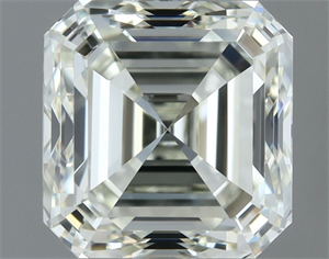 Picture of Natural Diamond 1.00 Carats, Asscher with  Cut, K Color, VVS2 Clarity and Certified by IGI