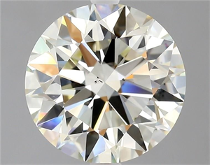 Foto Diamante Natural 2.42 quilates, Redondo , Color N, claridad VS2 y certificado GIA de