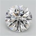 Lab Grown Diamond 0.73 Carats, Round with Ideal Cut, D Color, VVS1 Clarity and Certified by IGI
