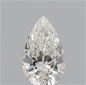Natural Diamond 0.50 Carats, Pear with  Cut, H Color, VS1 Clarity and Certified by GIA