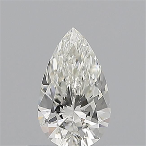 Picture of Natural Diamond 0.50 Carats, Pear with  Cut, H Color, VS1 Clarity and Certified by GIA