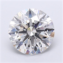 Lab Grown Diamond 6.35 Carats, Round with Ideal Cut, E Color, VS1 Clarity and Certified by IGI