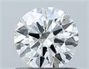 Diamante Natural 0.73 quilates, Redondo , Color G, claridad IF y certificado GIA