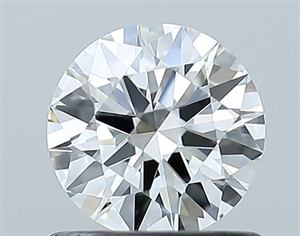 Foto Diamante Natural 0.73 quilates, Redondo , Color G, claridad IF y certificado GIA de