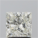 Natural Diamond 1.51 Carats, Princess with  Cut, J Color, VVS2 Clarity and Certified by GIA