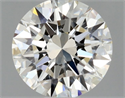 Natural Diamond 0.50 Carats, Round with Excellent Cut, H Color, VS1 Clarity and Certified by GIA