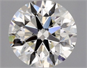 Natural Diamond 0.90 Carats, Round with Excellent Cut, J Color, VS1 Clarity and Certified by GIA