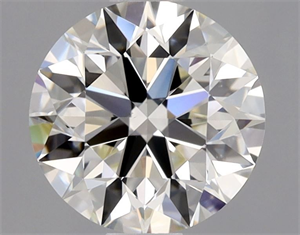 Picture of Natural Diamond 0.90 Carats, Round with Excellent Cut, J Color, VS1 Clarity and Certified by GIA