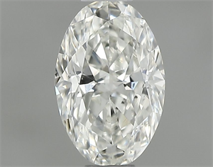 Picture of Natural Diamond 0.40 Carats, Oval with  Cut, I Color, SI1 Clarity and Certified by GIA