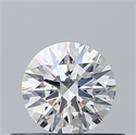 Natural Diamond 0.40 Carats, Round with Excellent Cut, D Color, SI1 Clarity and Certified by GIA
