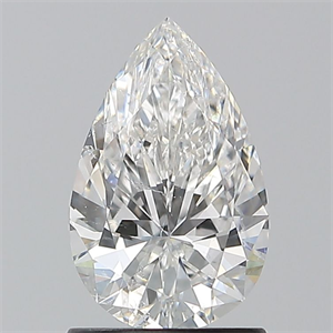 Picture of Natural Diamond 1.21 Carats, Pear with  Cut, F Color, SI2 Clarity and Certified by GIA