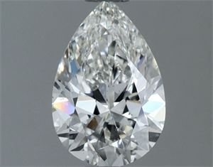 Picture of Natural Diamond 0.91 Carats, Pear with  Cut, H Color, VS2 Clarity and Certified by GIA