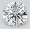 Lab Grown Diamond 3.29 Carats, Round with Ideal Cut, D Color, IF Clarity and Certified by IGI