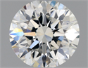 Natural Diamond 0.85 Carats, Round with Excellent Cut, H Color, VS1 Clarity and Certified by GIA