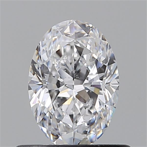 Foto Diamante Natural 0.51 quilates, Ovalado , Color D, claridad SI2 y certificado GIA de