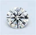 Diamante Natural 0.80 quilates, Redondo , Color I, claridad VS2 y certificado GIA