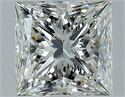 Natural Diamond 3.01 Carats, Princess with  Cut, H Color, VVS1 Clarity and Certified by IGI