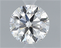 Natural Diamond 0.70 Carats, Round with Excellent Cut, F Color, SI2 Clarity and Certified by GIA