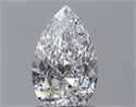 Natural Diamond 0.90 Carats, Pear with  Cut, E Color, SI1 Clarity and Certified by GIA