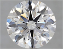 Lab Grown Diamond 2.52 Carats, Round with Ideal Cut, D Color, IF Clarity and Certified by IGI