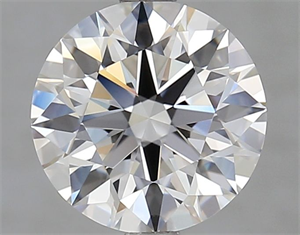 Picture of Lab Grown Diamond 2.52 Carats, Round with Ideal Cut, D Color, IF Clarity and Certified by IGI