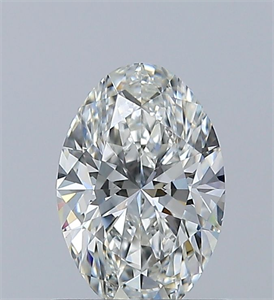 Foto Diamante Natural 0.70 quilates, Ovalado , Color H, claridad SI1 y certificado GIA de