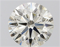 Natural Diamond 1.20 Carats, Round with Excellent Cut, J Color, VS1 Clarity and Certified by IGI