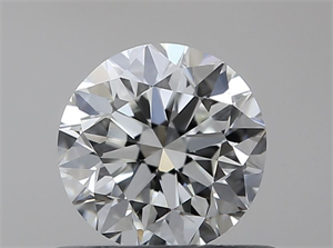 Foto Diamante Natural 0.50 quilates, Redondo , Color I, claridad IF y certificado GIA de