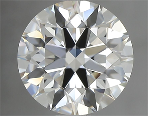 Picture of Natural Diamond 1.53 Carats, Round with Excellent Cut, H Color, VVS1 Clarity and Certified by IGI
