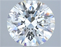Natural Diamond 2.05 Carats, Round with Excellent Cut, H Color, VS1 Clarity and Certified by IGI