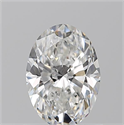 Natural Diamond 1.01 Carats, Oval with  Cut, F Color, VVS2 Clarity and Certified by GIA