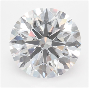 Picture of Lab Grown Diamond 3.03 Carats, Round with Ideal Cut, D Color, IF Clarity and Certified by IGI