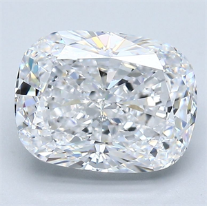 Picture of Natural Diamond 3.02 Carats, Cushion with  Cut, D Color, VS1 Clarity and Certified by GIA