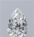 Diamante Natural 0.30 quilates, De pera , Color F, claridad VS1 y certificado GIA