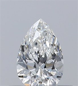 Foto Diamante Natural 0.30 quilates, De pera , Color F, claridad VS1 y certificado GIA de