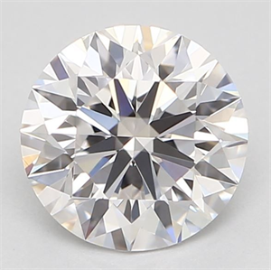 Picture of Natural Diamond 0.71 Carats, Round with Excellent Cut, F Color, VS1 Clarity and Certified by GIA