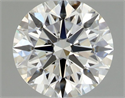 Natural Diamond 0.74 Carats, Round with Excellent Cut, G Color, VVS1 Clarity and Certified by GIA