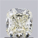 Natural Diamond 1.06 Carats, Cushion with  Cut, N Color, VVS2 Clarity and Certified by GIA