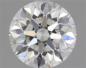 Picture of Natural Diamond 1.00 Carats, Round with Excellent Cut, H Color, SI1 Clarity and Certified by GIA