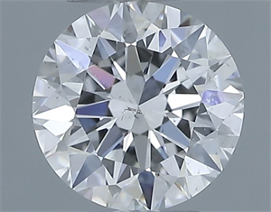 Picture of Natural Diamond 0.60 Carats, Round with Excellent Cut, F Color, SI1 Clarity and Certified by IGI