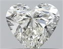 Natural Diamond 0.50 Carats, Heart with  Cut, I Color, VVS2 Clarity and Certified by IGI