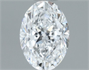 Natural Diamond 0.80 Carats, Oval with  Cut, D Color, VS1 Clarity and Certified by GIA