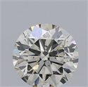Natural Diamond 0.40 Carats, Round with Excellent Cut, I Color, SI2 Clarity and Certified by IGI