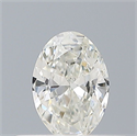 Natural Diamond 0.25 Carats, Oval with  Cut, F Color, IF Clarity and Certified by IGI