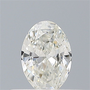 Picture of Natural Diamond 0.25 Carats, Oval with  Cut, F Color, IF Clarity and Certified by IGI