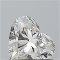 Natural Diamond 0.59 Carats, Heart with  Cut, I Color, VVS1 Clarity and Certified by GIA