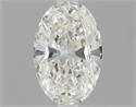 Natural Diamond 0.50 Carats, Oval with  Cut, H Color, VS2 Clarity and Certified by GIA