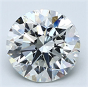 Diamante Natural 2.92 quilates, Redondo , Color H, claridad SI1 y certificado GIA