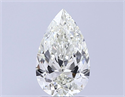 Natural Diamond 1.55 Carats, Pear with  Cut, J Color, VS2 Clarity and Certified by GIA