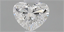 Natural Diamond 0.31 Carats, Heart with  Cut, E Color, VVS1 Clarity and Certified by GIA